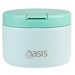 Oasis Double Wall Insulated Quick Release Lid Food Flask - 300ml Mint