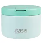 Oasis Double Wall Insulated Quick Release Lid Food Flask - 300ml Mint