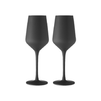 Tempa Aurora - Matte Black Wine Glass 2 Pack
