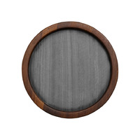 Tempa Buckley - Black Serving Board Round 25cm