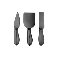 Tempa Fromagerie - 3 Piece Cheese Knife Set Matte Black