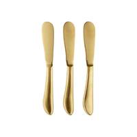 Tempa Fromagerie - 3 Piece Spreader Knife Set Gold 