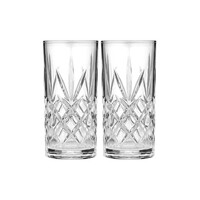 Tempa Ophelia - Carved Highball Glass 2 Pack