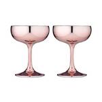 Tempa Aurora - Rose Coupe Glass 2 Pack