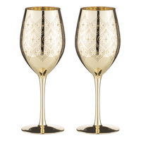 Tempa Estelle - Gold Wine Glass 2 Pack