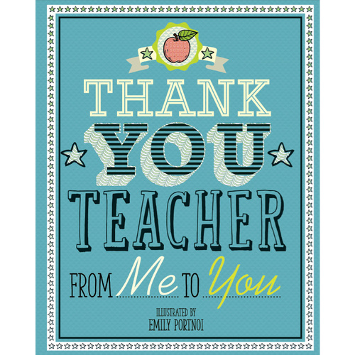 Thank You Teacher Book