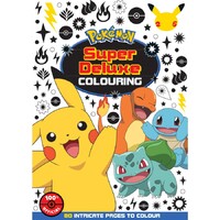 Pokemon: Super Deluxe Adult Colouring Book