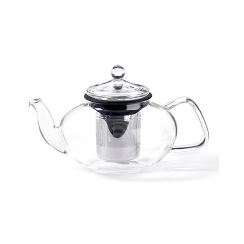 For Tea's Sake Glass Teapot with Infuser