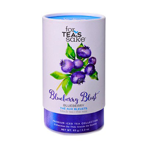 For Tea's Sake Premium Iced Tea Collection Large - Blueberry Blast Black Tea