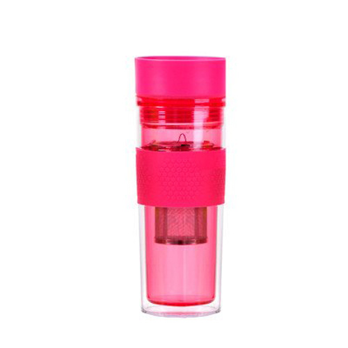 For Tea's Sake Travel Mug With Infuser - Pink