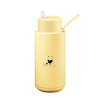 Disney x Frank Green Reusable Bottle - Ceramic 1L Limited Edition Disney Buttermilk Pooh Straw Lid
