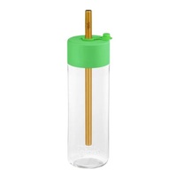 Frank Green Reusable Bottle - Original 740ml Neon Green Jumbo Straw Lid