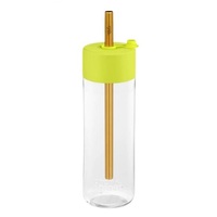 Frank Green Reusable Bottle - Original 740ml Neon Yellow Jumbo Straw Lid