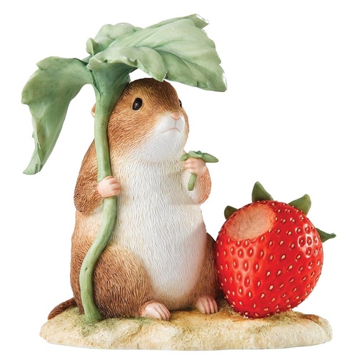 Beatrix Potter Large Figurine - Timmy Willie with Strawberry