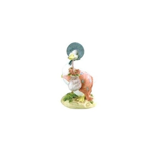 Beatrix Potter Mini Figurine - Jemima Puddle Duck with Herbs