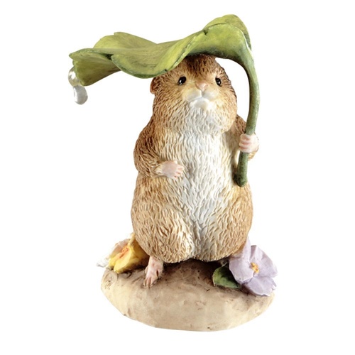 Beatrix Potter Mini Figurine - Timmy Willie Under Leaf