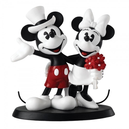 Disney Enchanting - Mickey & Minnie Mouse Wedding Figurine - Together Forever