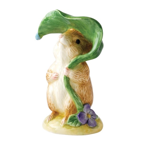 Beatrix Potter Classic Collection - Timmy Willie Under Leaf Figurine