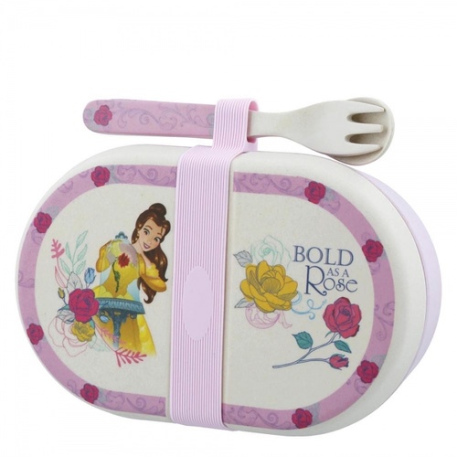 Disney Enchanting Organic Snack Box with Cutlery - Belle