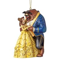 PRE PRODUCTION SAMPLE - Jim Shore Disney Traditions - Beauty & The Beast Hanging Ornament