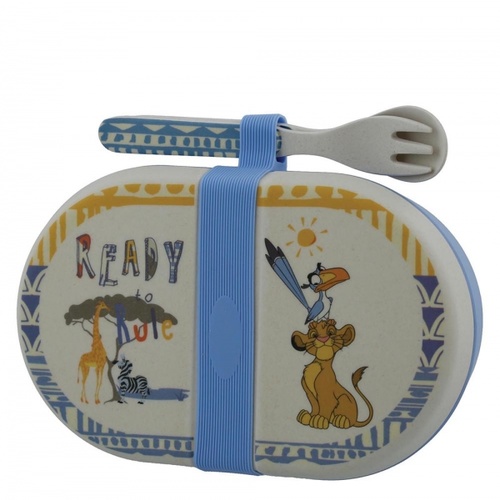 Disney Enchanting Organic Snack Box with Cutlery - Simba