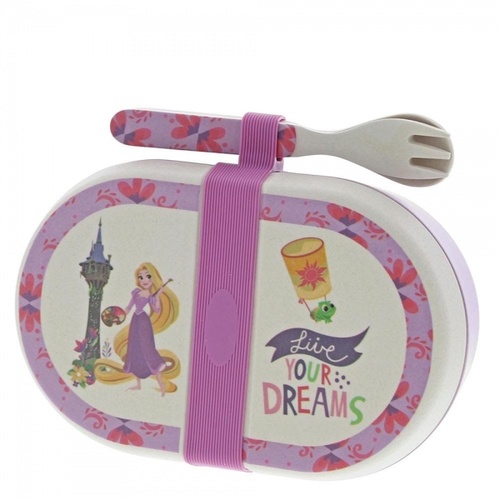 Disney Enchanting Organic Snack Box with Cutlery - Rapunzel