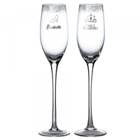 Disney Enchanting Wedding Toasting Flutes - Cinderella 