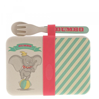 Disney Enchanting Organic Snack Box With Cutlery - Dumbo