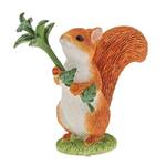 Beatrix Potter Peter Rabbit Miniature Figurine - Squirrel Nutkin With Nettle