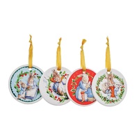 Beatrix Potter Winter Hanging Ornaments - Peter Rabbit (Set of 4)