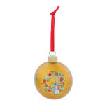 Beatrix Potter Peter Rabbit Christmas - Peter & Benjamin Bunny Gold Festive Bauble