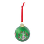 Beatrix Potter Peter Rabbit Christmas - Peter Rabbit Green Festive Bauble