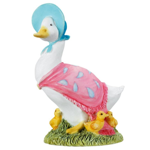 Beatrix Potter Mini Figurine - Jemima Puddle Duck with Ducklings