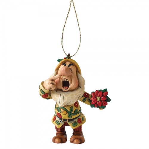 Jim Shore Disney Traditions - Snow White And The Seven Dwarfs - Sneezy Hanging Ornament