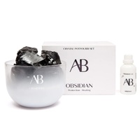 Aromabotanical Crystal Potpourri & Oil - Obsidian