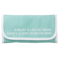 Say What? Jewellery Pouch - Jewelry Is Like Ice Cream