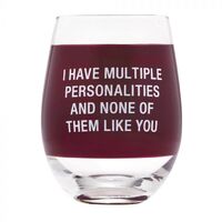 Wine Glass - Multiple Personalities