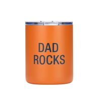 Say What? Thermal Lowball Tumbler - Dad Rocks