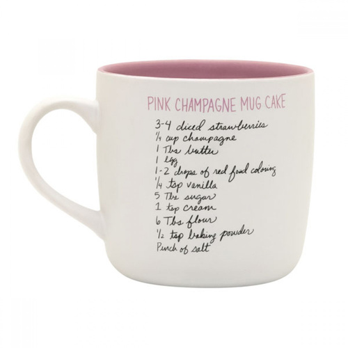 Recipease Cake Mug - Pink Champagne