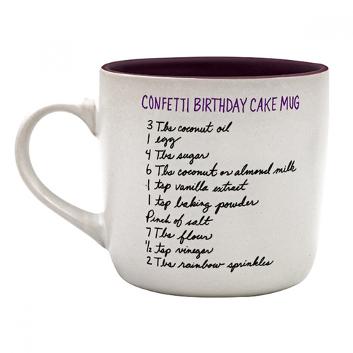 Recipease Cake Mug - Confetti Birthday