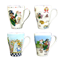 Cardew Design Alice In Wonderland Mugs Set of 4