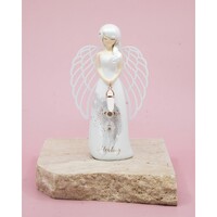 You Are An Angel Figurine 155mm - Clear Quartz Crystal - Healing