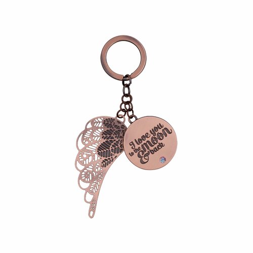 You Are An Angel Keychain - Moon And Back