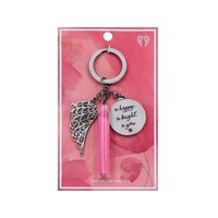 You Are An Angel Keychain - Be Happy