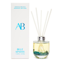 Aromabotanical Crystal Reed Diffuser - Blue Apatite 