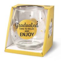 Cheers Stemless Wine Glass - Graduated