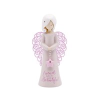 You Are An Angel Figurine 125mm - Friends Make The World Beautiful