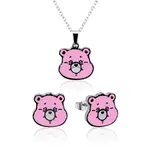 Care Bears Couture Kingdom Cheer Bear Enamel Necklace & Earrings Bundle