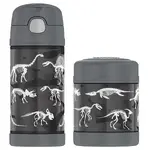 Thermos Funtainer Drink Bottle & Food Jar Bundle - Dinosaurs