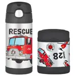 Thermos Funtainer Drink Bottle & Food Jar Bundle - Fire Truck